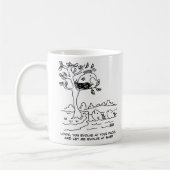 Evolutietheorie. Vis in een Nest Koffiemok (Links)