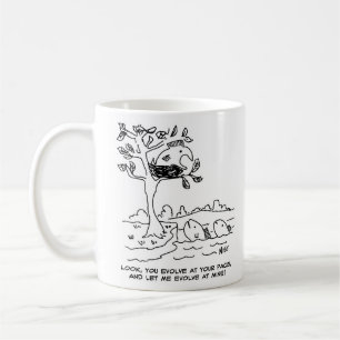 Evolutietheorie. Vis in een Nest Koffiemok