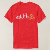 Evolutietikerfiets T-shirt (Design voorkant)