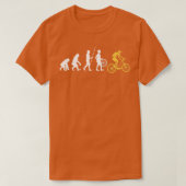 Evolutietikerfiets T-shirt (Design voorkant)