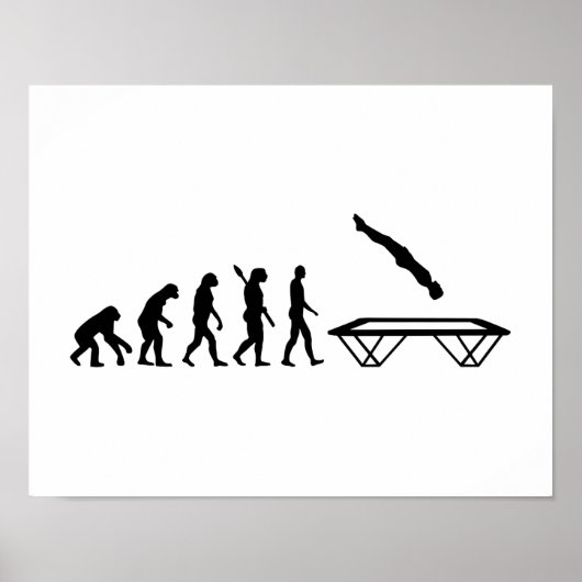 Evolutietrampoline Poster (Voorkant)
