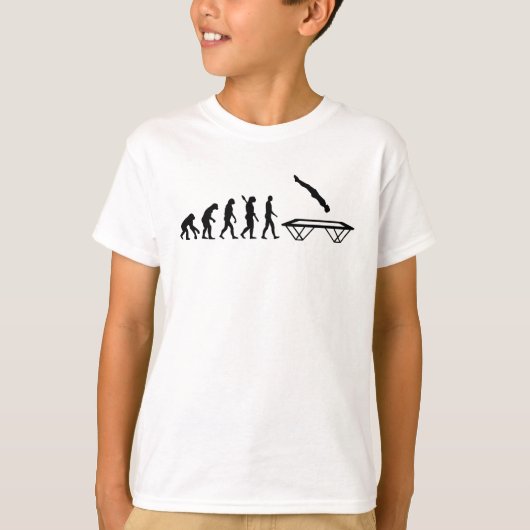 Evolutietrampoline T-shirt (Voorkant)