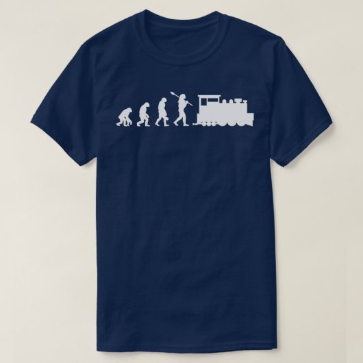 Evolutietreinen 1 t-shirt (Design voorkant)