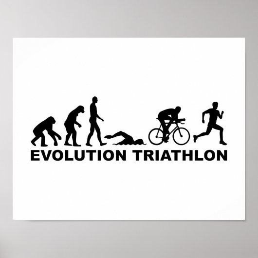 Evolutietriathlon Poster (Voorkant)