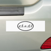 Evolutietriek Bumpersticker (Op auto)
