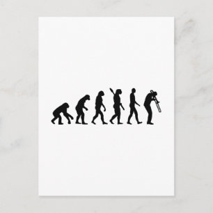 Evolutietrombone Briefkaart