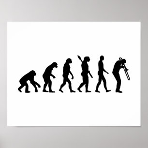 Evolutietrombone Poster