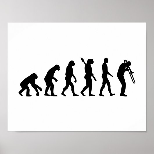 Evolutietrombone Poster (Voorkant)