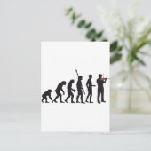 evolutieviool briefkaart (Staand voorkant)