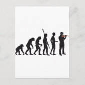 evolutieviool briefkaart (Voorkant)