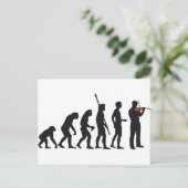evolutieviool briefkaart (Staand voorkant)