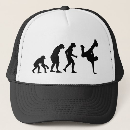 evolutiewandeling trucker pet (Voorkant)