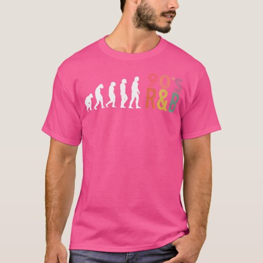 Evolution 90S RB muziekliefhebber T-shirt (Voorkant)