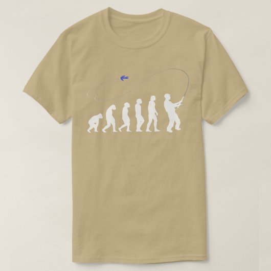 Evolution AnglerFly Fishing Bait Cool Fisherman Gi T-shirt (Design voorkant)