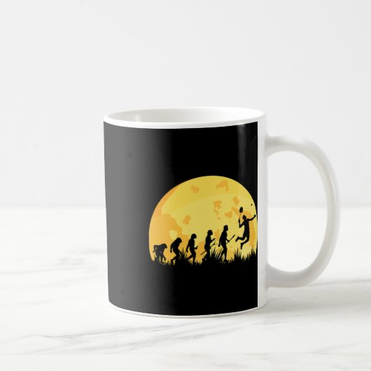 Evolution Badminton Bright Badminton Player Gift Koffiemok (Rechts)