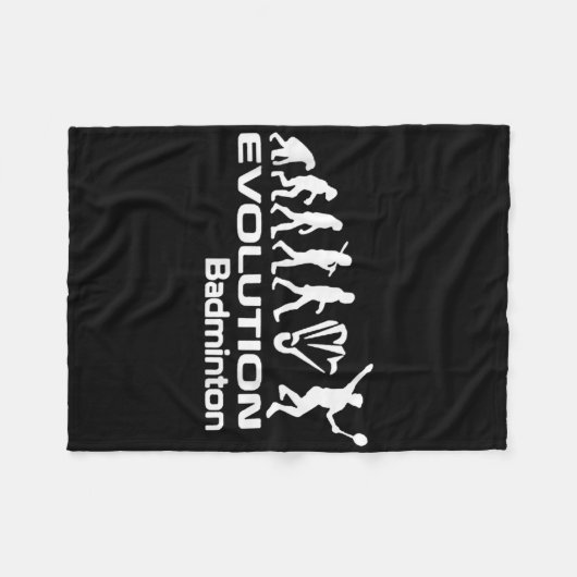 Evolution Badminton Fleece Deken (Voorkant (Horizontaal))