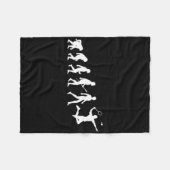 Evolution Badminton Gift voor Badminton Spelers Ev Fleece Deken (Voorkant (Horizontaal))