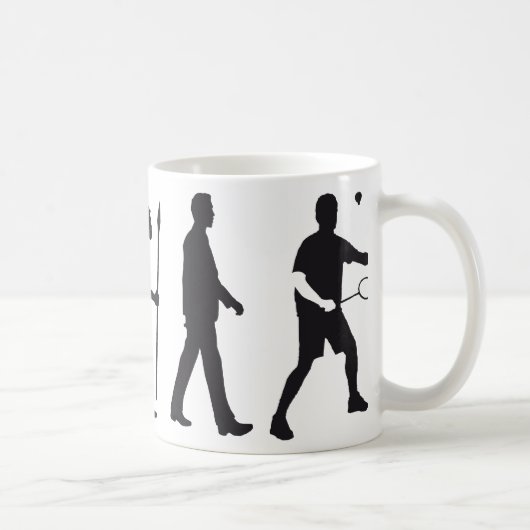 evolution badminton koffiemok (Rechts)