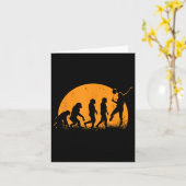 Evolution Badminton Player _ Racket Shuttle Kaart (Gele Bloem)