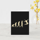 Evolution Badminton Player Shuttle Racket Kaart (Gele Bloem)