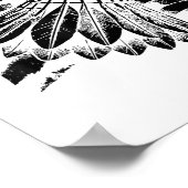 Evolution Badminton Player Shuttle Racket Poster (Hoek)