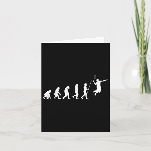 Evolution Badminton _ Shuttle _ Badminton Player G Kaart (Voorkant)