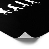 Evolution Badminton Shuttle Badminton Player Gift Poster (Hoek)