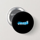 Evolution Badminton Shuttle Badminton Player Gift Ronde Button 5,7 Cm (Voorkant /achterkant)