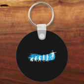 Evolution Badminton Shuttle Badminton Player Gift Sleutelhanger (Voorkant)
