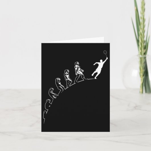 Evolution Badminton Shuttle Kunst Sporten  Kaart (Voorkant)