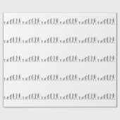 EVOLUTION BAR CODE Darwin Barcode Pattern Design Cadeaupapier (Vlak)