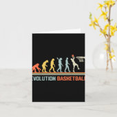 Evolution Basketbal - Basketbal Liefhebbers Sport Kaart (Gele Bloem)