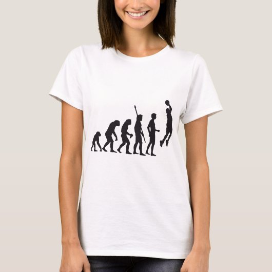evolution basketball t-shirt (Voorkant)