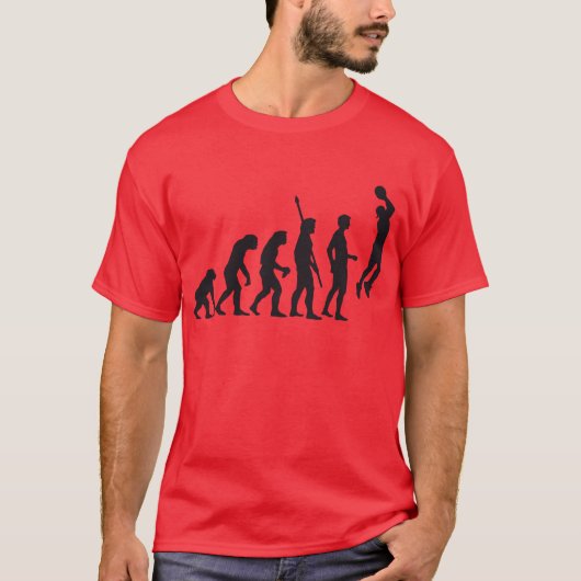 evolution basketball t-shirt (Voorkant)