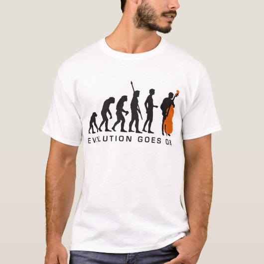 evolution bass t-shirt (Voorkant)