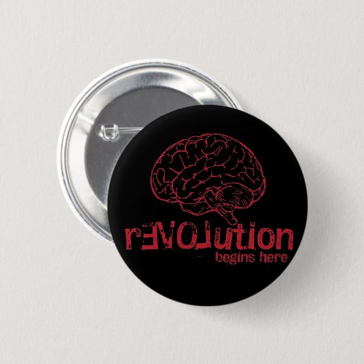 EVOLution begint hier Button (Voorkant /achterkant)