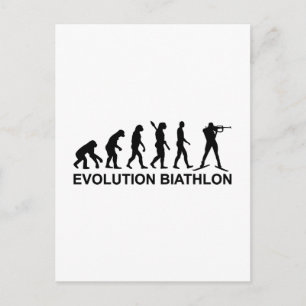 Evolution Biathlon Ski Briefkaart