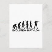 Evolution Biathlon Ski Briefkaart (Voorkant)