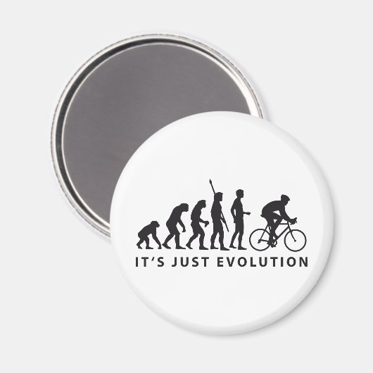 evolution bicycle magneet (Voorkant / Achterkant)