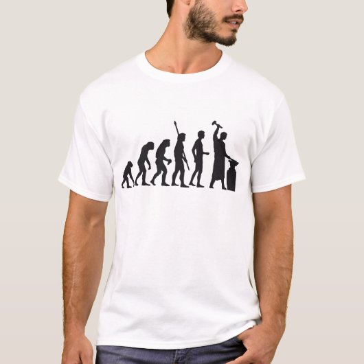 evolution blacksmith t-shirt (Voorkant)
