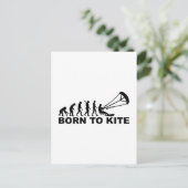Evolution born to kite briefkaart (Staand voorkant)