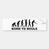 Evolution Boule Petanque Bumpersticker (Voorkant)