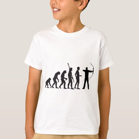 evolution bow and arrow t-shirt (Voorkant)