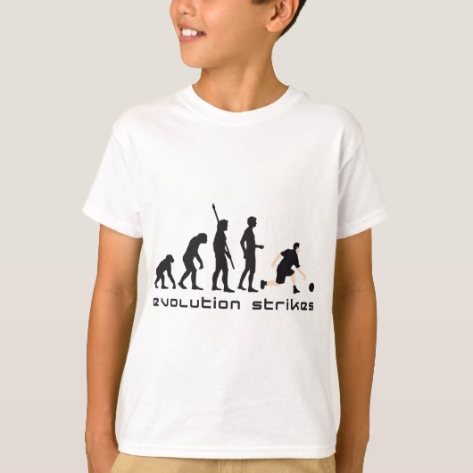 evolution bowling t-shirt (Voorkant)