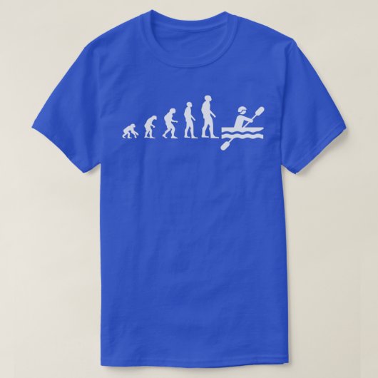 Evolution Canoe Kayak Rowing Canoeing Sport 2 T-shirt (Design voorkant)