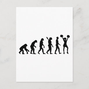 Evolution Cheerleader Briefkaart