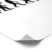 Evolution Cross-country skiën Poster (Hoek)