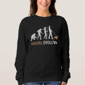 Evolution Dachshund Teckel Dachshund Dog Dog Trui (Voorkant)