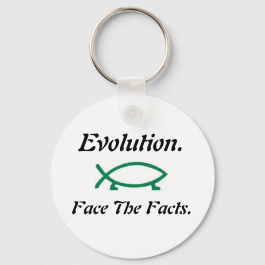 Evolution-Darwin Fish Sleutelhanger (Voorkant)