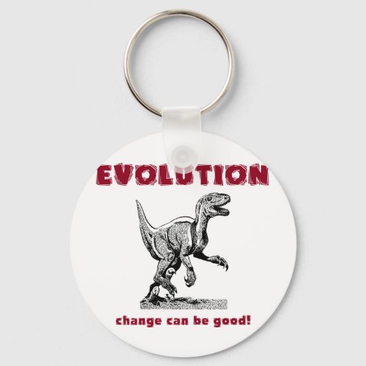 Evolution Dinosaur Tyrannosaurus Rex Sleutelhanger (Voorkant)